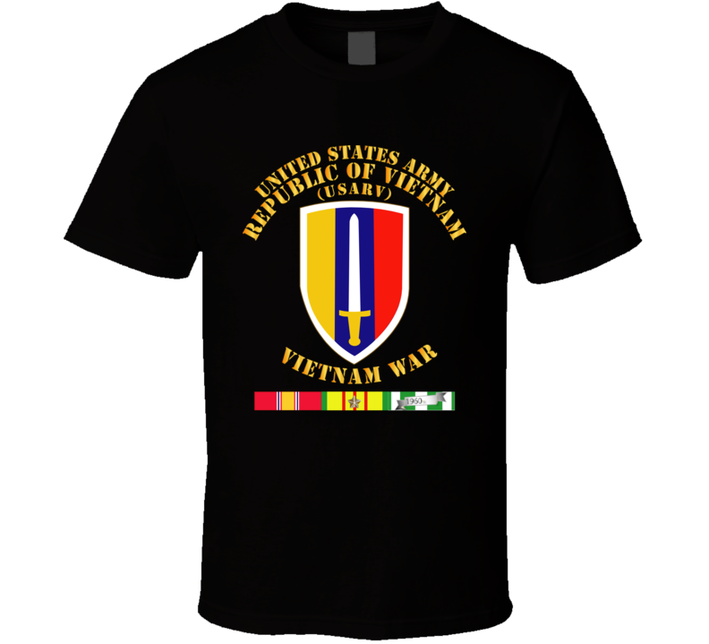 Army - Us Army Vietnam - Usarv - Vietnam War W Svc T Shirt