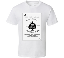 Load image into Gallery viewer, Army - ACO 1-6th 198th L.I.B - Gunfighters - Death Card Classic T Shirt
