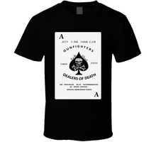 Load image into Gallery viewer, Army - ACO 1-6th 198th L.I.B - Gunfighters - Death Card Classic T Shirt
