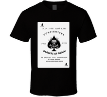 Load image into Gallery viewer, Army - Aco 1-6th 198th L.i.b - Gunfighters - Death Card Classic T Shirt
