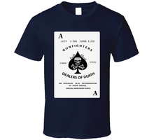 Load image into Gallery viewer, Army - ACO 1-6th 198th L.I.B - Gunfighters - Death Card Classic T Shirt
