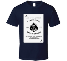 Load image into Gallery viewer, Army - Aco 1-6th 198th L.i.b - Gunfighters - Death Card Classic T Shirt
