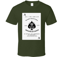 Load image into Gallery viewer, Army - ACO 1-6th 198th L.I.B - Gunfighters - Death Card Classic T Shirt
