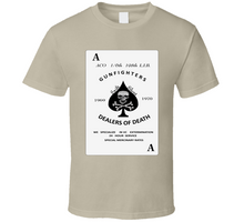 Load image into Gallery viewer, Army - ACO 1-6th 198th L.I.B - Gunfighters - Death Card Classic T Shirt

