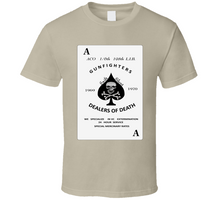 Load image into Gallery viewer, Army - Aco 1-6th 198th L.i.b - Gunfighters - Death Card Classic T Shirt
