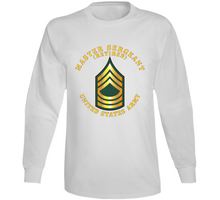 Load image into Gallery viewer, Army - Master Sergeant - Msg - Retired Long Sleeve

