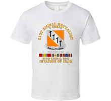 Load image into Gallery viewer, Army - 51st Signal Battalion - Invasion of Iraq Classic T Shirt
