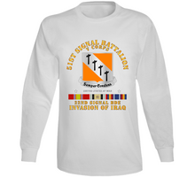 Load image into Gallery viewer, Army - 51st Signal Battalion - Invasion of Iraq Long Sleeve
