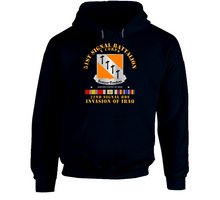 Load image into Gallery viewer, Army - 51st Signal Battalion - Invasion of Iraq Hoodie
