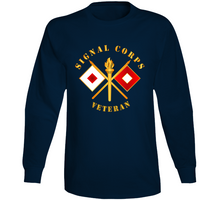 Load image into Gallery viewer, Army - Signal Corps - Veteran w Branch Long Sleeve
