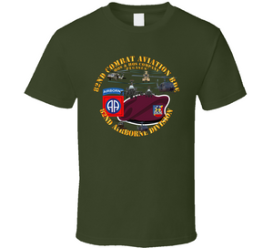 Army - 82nd Combat Avn Bde - Beret w Flash w Helicopters Classic T Shirt