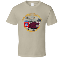 Load image into Gallery viewer, Army - 82nd Combat Avn Bde - Beret w Flash w Helicopters Classic T Shirt
