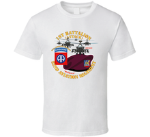 Load image into Gallery viewer, Army - 1st Bn 82nd Avn Regiment - Maroon Beret w Atk Helicopters (1) Classic T Shirt
