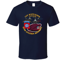 Load image into Gallery viewer, Army - 1st Bn 82nd Avn Regiment - Maroon Beret w Atk Helicopters Classic T Shirt
