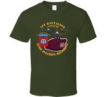 Load image into Gallery viewer, Army - 1st Bn 82nd Avn Regiment - Maroon Beret w Atk Helicopters (1) Classic T Shirt
