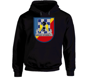Army - 82nd Combat Aviation Brigade - 82nd Airborne Division Flash w DUI V1 Hoodie