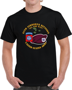 Army - 82nd Airborne Div - Beret - Mass Tac - Maroon  - 325 Infantry Regt wo DS V1 Classic T Shirt