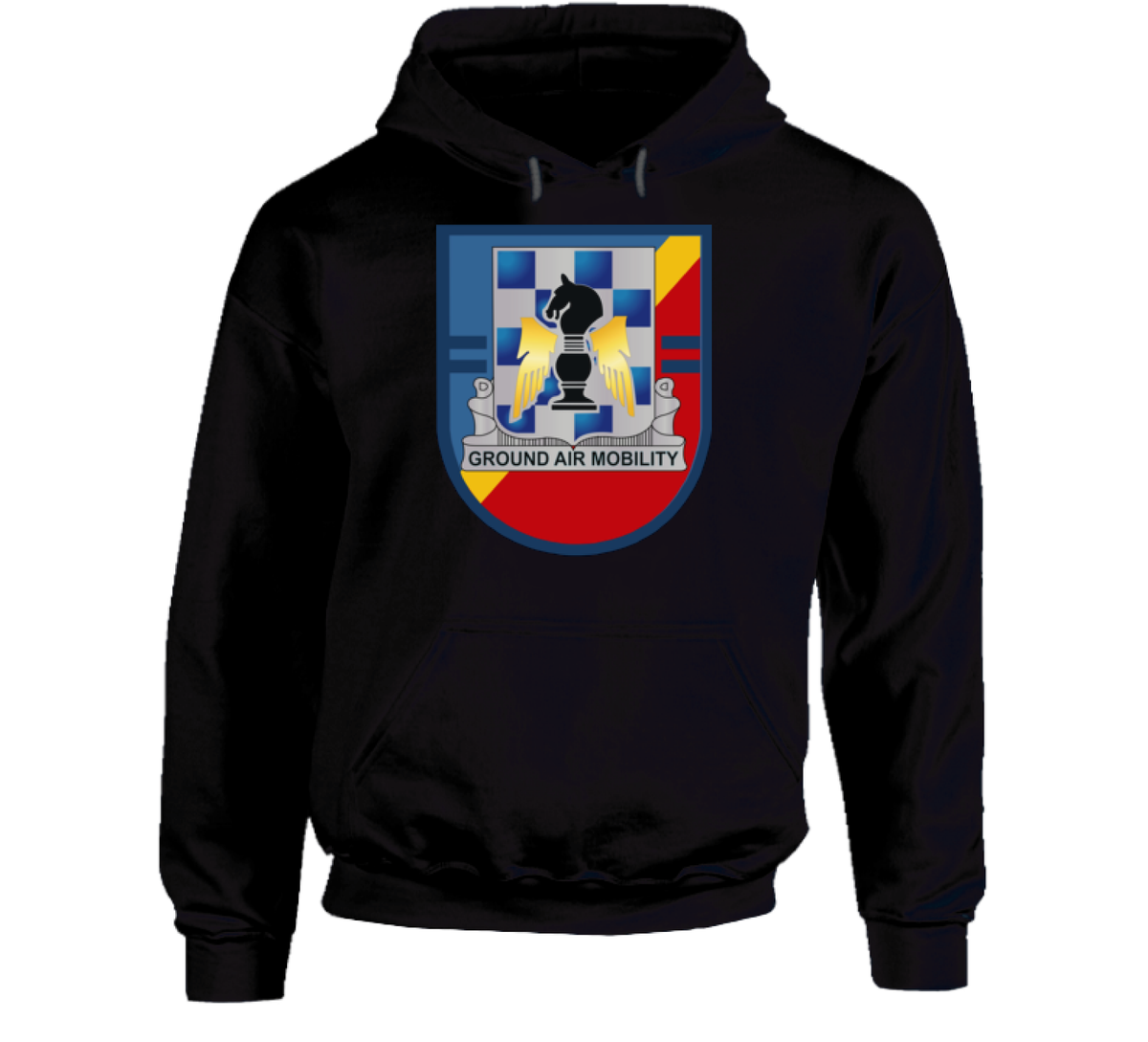 Army - 2nd Bn (Assault), 82nd Aviation Regiment Flash w DUI wo Txt V1 ...