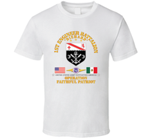 Load image into Gallery viewer, Army - 1st Engineer Bn - Operation Faithful Patroit w Homeland (1) Classic T Shirt
