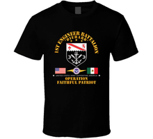 Load image into Gallery viewer, Army - 1st Engineer Bn - Operation Faithful Patroit w Homeland (1) Classic T Shirt
