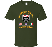 Load image into Gallery viewer, Army - 1st Engineer Bn - Operation Faithful Patroit w Homeland (1) Classic T Shirt
