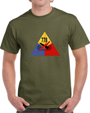 Load image into Gallery viewer, Army - 778th Tank Battalion SSI Classic T Shirt
