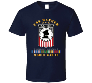 Navy - USS Ranger (CV-4) w EUR ARR SVC WWII V1 Classic T Shirt