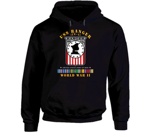 Navy - USS Ranger (CV-4) w EUR ARR SVC WWII Hoodie