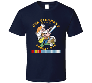 Navy - USS Piedmont (AD-17) w KOREA SVC - Korean War Classic T Shirt