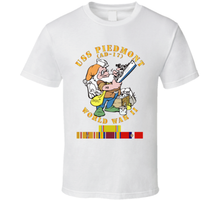 Load image into Gallery viewer, Navy - USS Piedmont (AD-17) w PAC SVC WWII Classic T Shirt
