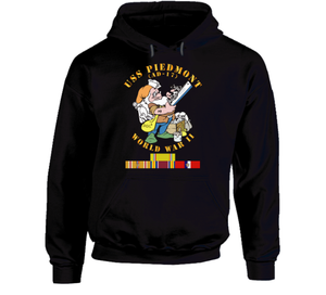 Navy - USS Piedmont (AD-17) w PAC SVC WWII V1 Hoodie