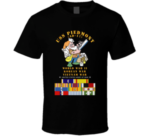 Navy - USS Piedmont (AD-17) w WWII - KOREA - VN SVC V1 Classic T Shirt