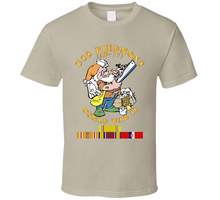 Load image into Gallery viewer, Navy - United States Ship Piedmont (AD-17) With Pacific Vietnam Service Ribbons World War II Classic T Shirt
