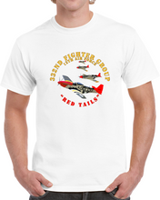 Load image into Gallery viewer, Army - Aac - 332nd Fighter Group - 12th Af - Red Tails Classic T Shirt
