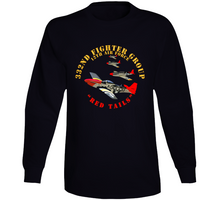 Load image into Gallery viewer, Army - Aac - 332nd Fighter Group - 12th Af - Red Tails Long Sleeve
