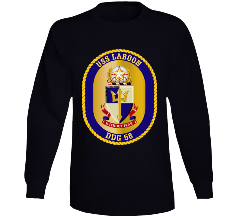 Navy - Uss Laboon (ddg-58) Wo Txt Long Sleeve