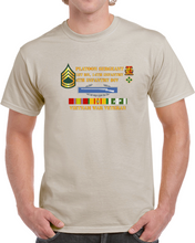 Load image into Gallery viewer, Army - 1st Battalion 14th Infantry - 4th Infantry Division - Platoon Sergeant - E7 - Vietnam Vet Classic T Shirt
