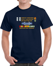 Load image into Gallery viewer, Army - 1st Battalion 14th Infantry - 4th Infantry Division - Company Commander - Vietnam Veteran Classic T Shirt
