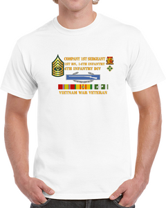 Army - 1st Battalion 14th Infantry - 4th Infantry Division - Company First sergeant - Vietnam Vet  Classic T Shirt