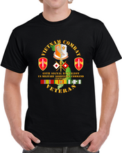 Load image into Gallery viewer, Army - Vietnam Combat Vet W 69th Signal Battalion Dui - U.S. Military Assistance Command, Vietnam W Vn Svc Classic T Shirt
