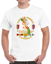 Load image into Gallery viewer, Army - Vietnam Combat Vet W 69th Signal Battalion Distinctive Unit Insignia - United States Army Republic of Vietnam W Vn Service Command Classic T Shirt
