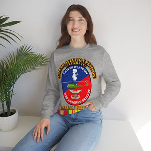 Unisex Heavy Blend Crewneck Sweatshirt - Army - Casper Aviation Platoon - Vietnam Veteran - w Txt