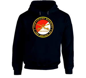 Army - 10th Cavalry Regiment - Fort Arbuckle, Ok - Buffalo Soldiers W Cav Branch Hoodie