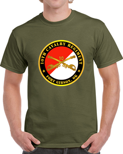 Army - 10th Cavalry Regiment - Fort Gibson, Ok W Cav Branch Classic T Shirt