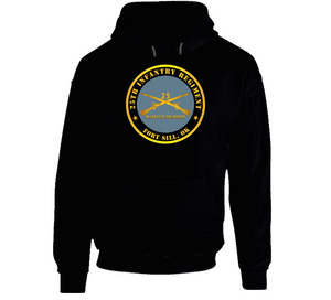 Army - 25th Infantry Regiment - Fort Sill, Ok - Buffalo Soldiers W Inf Branch Hoodie