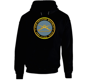 Army - 40th Infantry Regiment - Buffalo Soldiers - Fort Clark, Tx W Inf Branch Hoodie