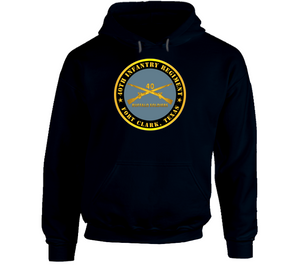 Army - 40th Infantry Regiment - Buffalo Soldiers - Fort Clark, Tx W Inf Branch Hoodie