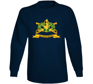 3rd Cavalry Regiment w Br - Ribbon Long Sleeve