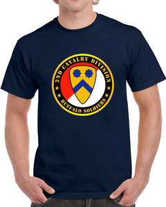 2nd Cavalry Division - Buffalo Soldiers Classic T Shirt