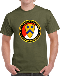 2nd Cavalry Division - Buffalo Soldiers Classic T Shirt